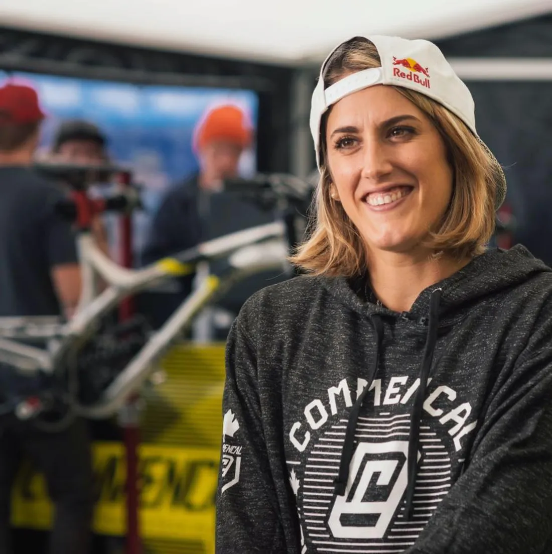 Myriam Nicole, vainqueur l'an dernier des championnats du monde de VTT en descente.